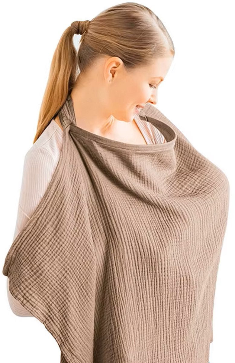 Verstelbare borstvoedingsdoek - Taupe