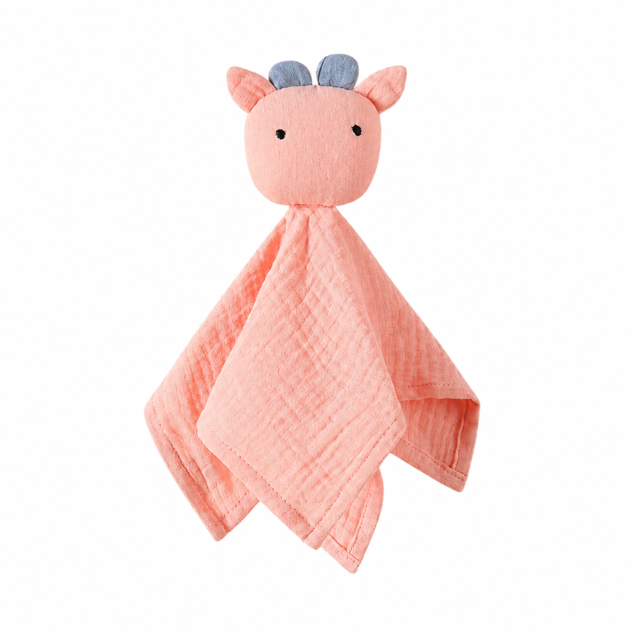 Knuffeldoekje giraffe - roze