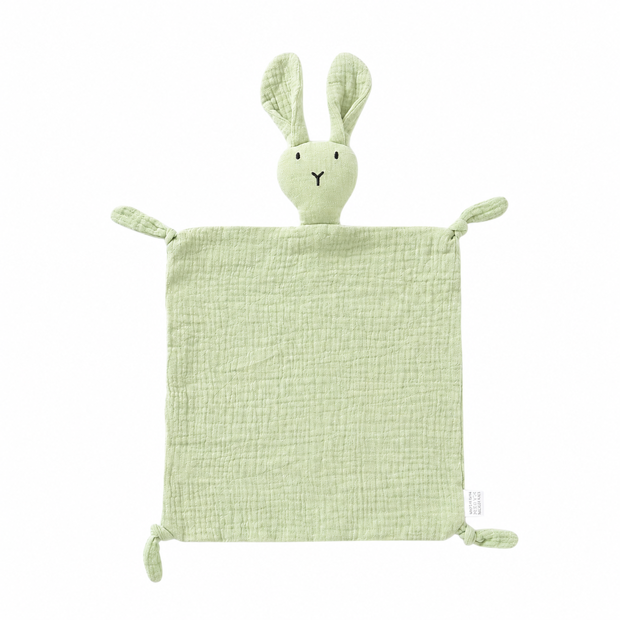 Knuffeldoekje konijn - mintgroen