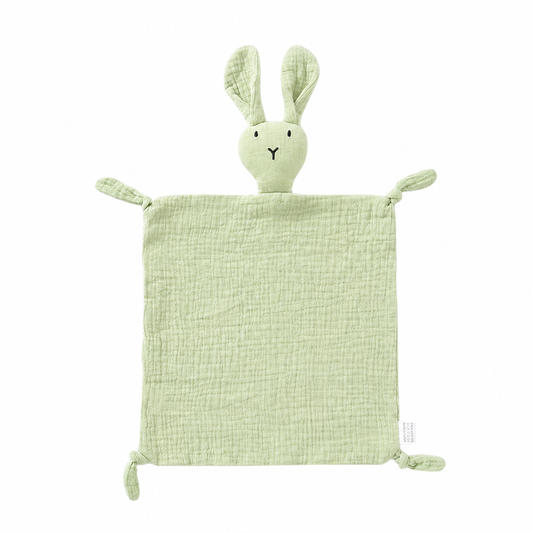 Knuffeldoekje konijn - mintgroen