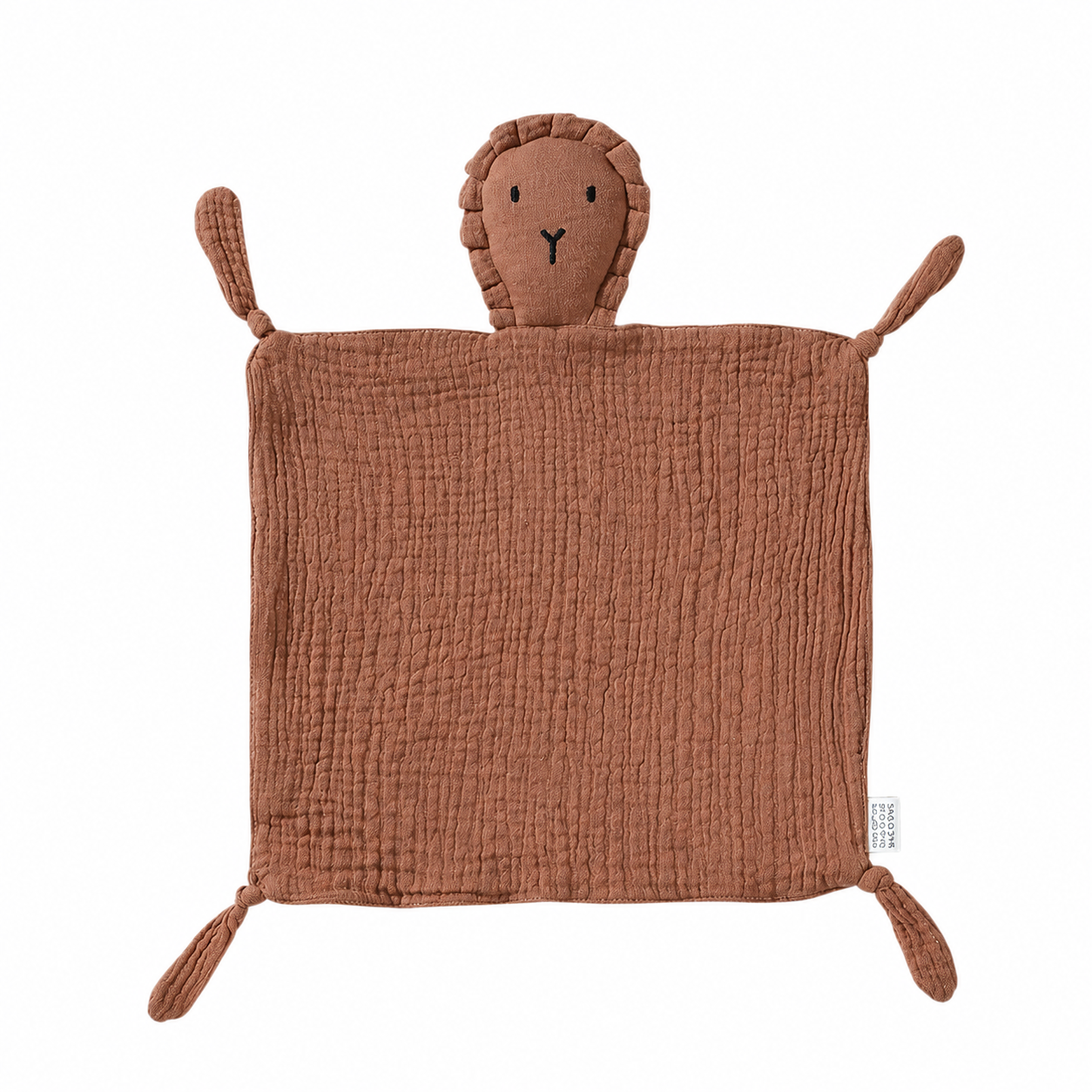 Knuffeldoekje leeuw - roest