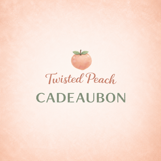 Twisted peach cadeaubon