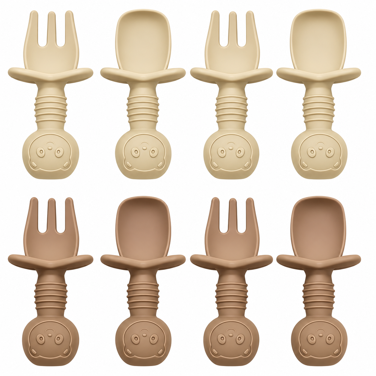 Bestekset - beige & taupe