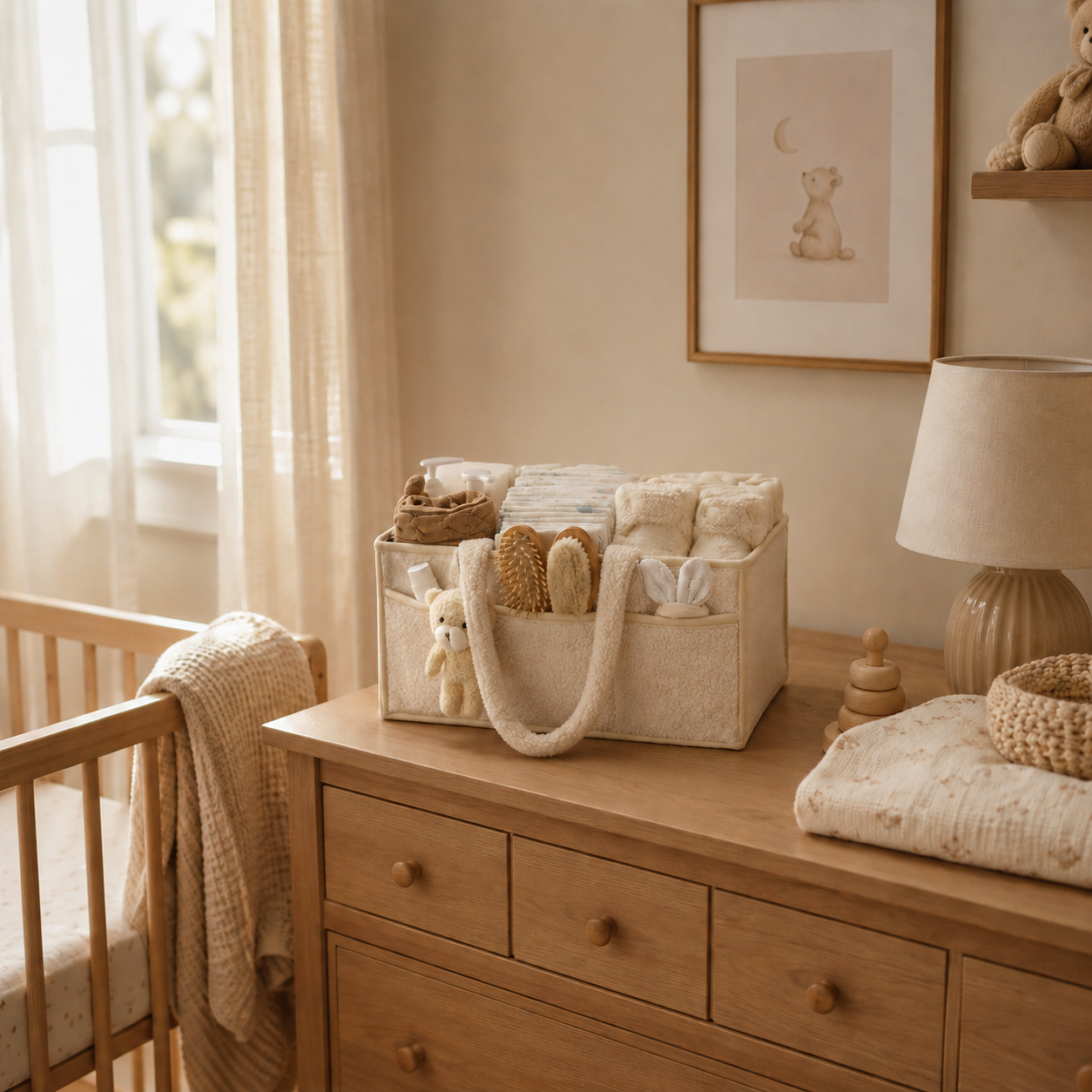 Luierorganizer - beige