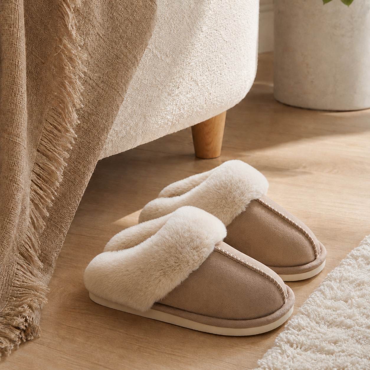 Pantoffel Dames & Heren - khaki