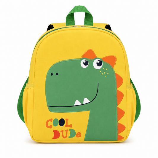Rugzak dino - geel