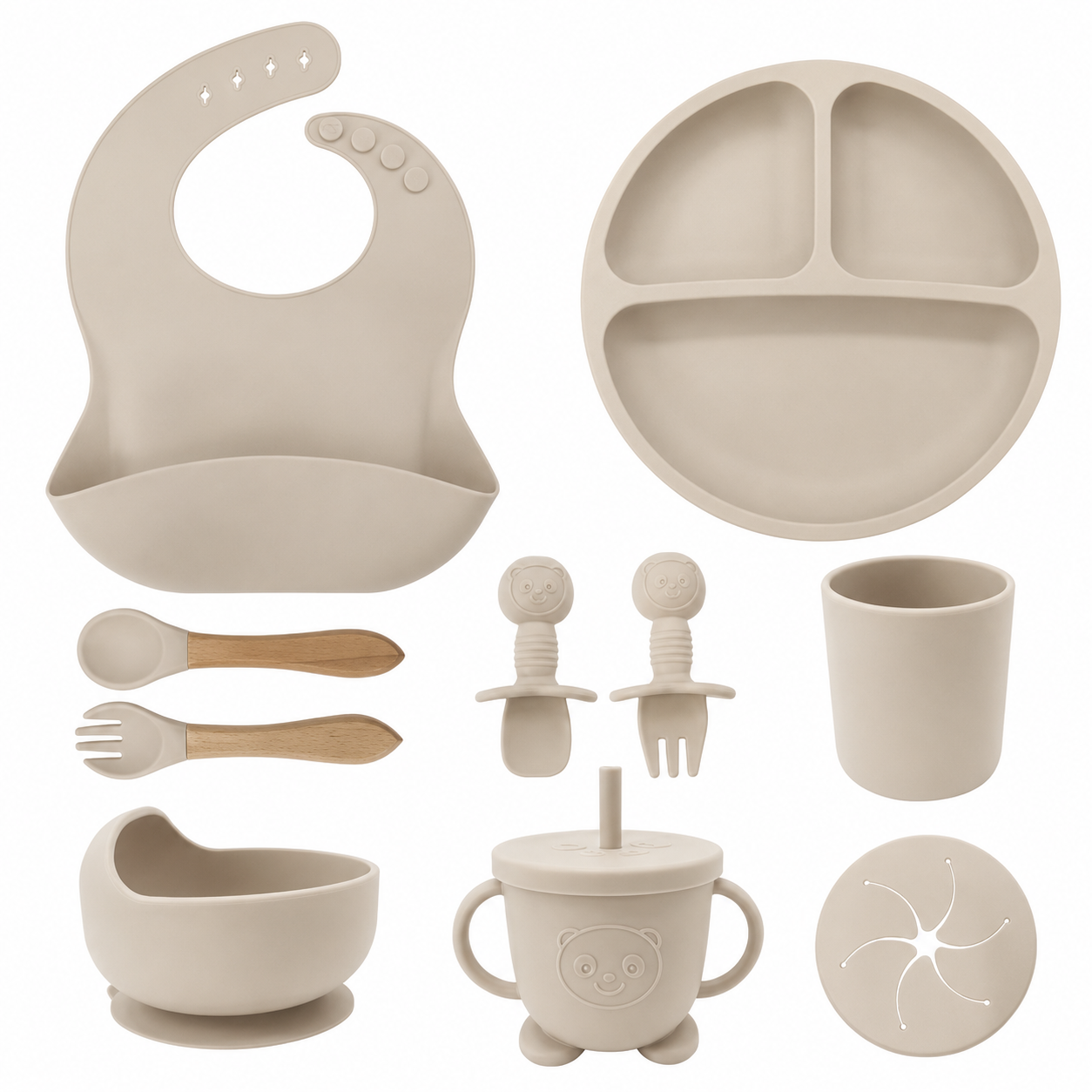 Serviesset 10-delig - beige