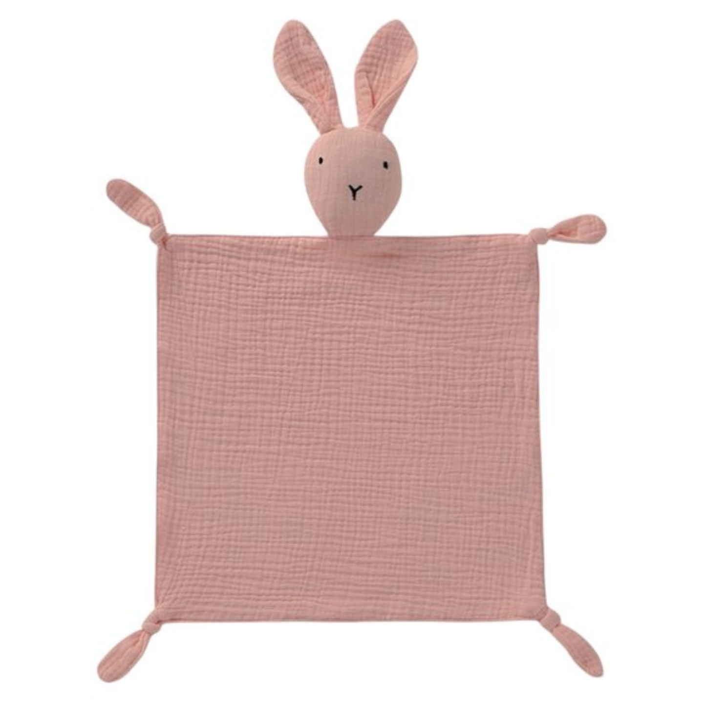 Knuffeldoekje konijn - roze