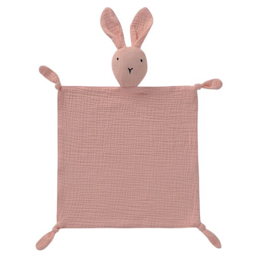 Knuffeldoekje konijn - roze