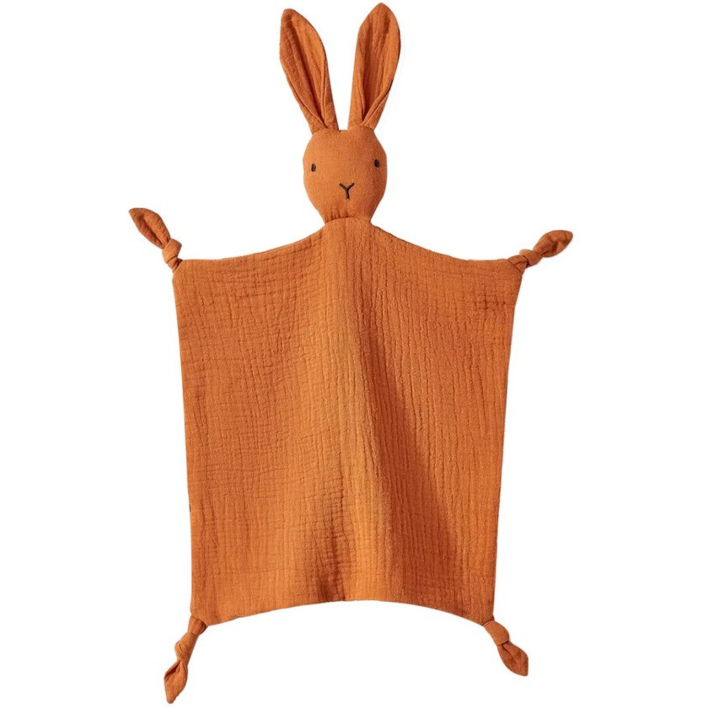 Knuffeldoekje konijn - roest