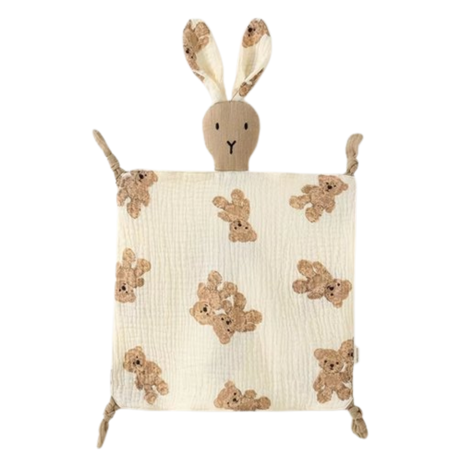 Knuffeldoekje konijn - teddy
