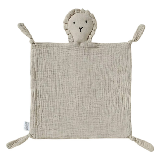 Knuffeldoekje leeuw - beige