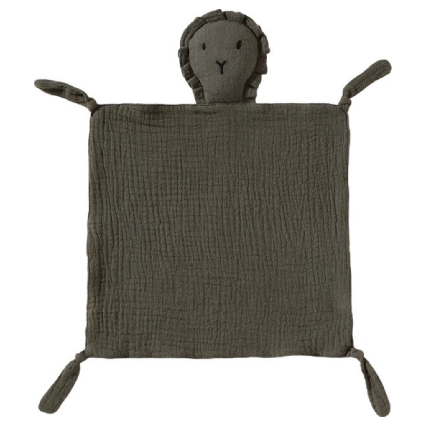 Knuffeldoekje leeuw - groen