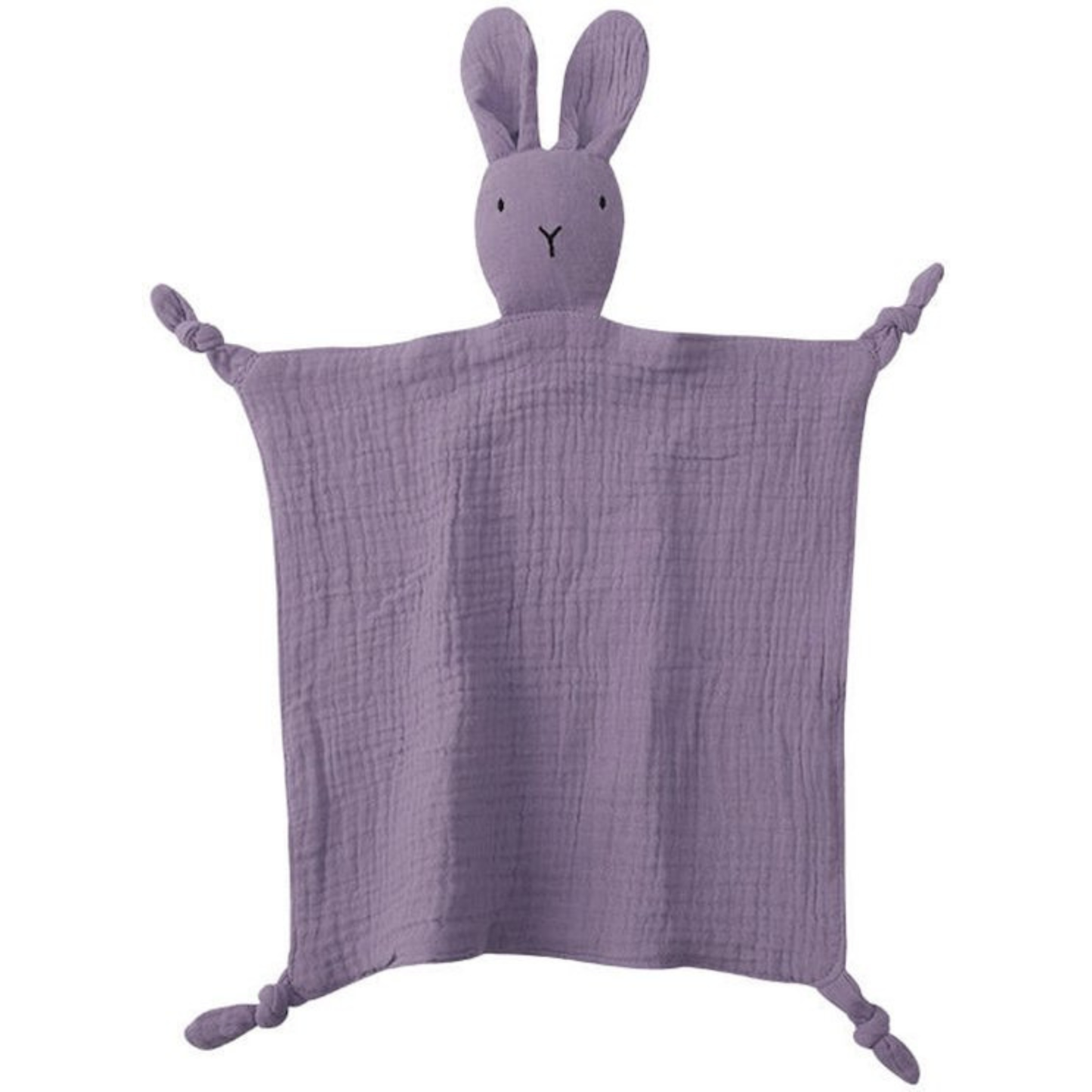 Knuffeldoekje konijn - paars