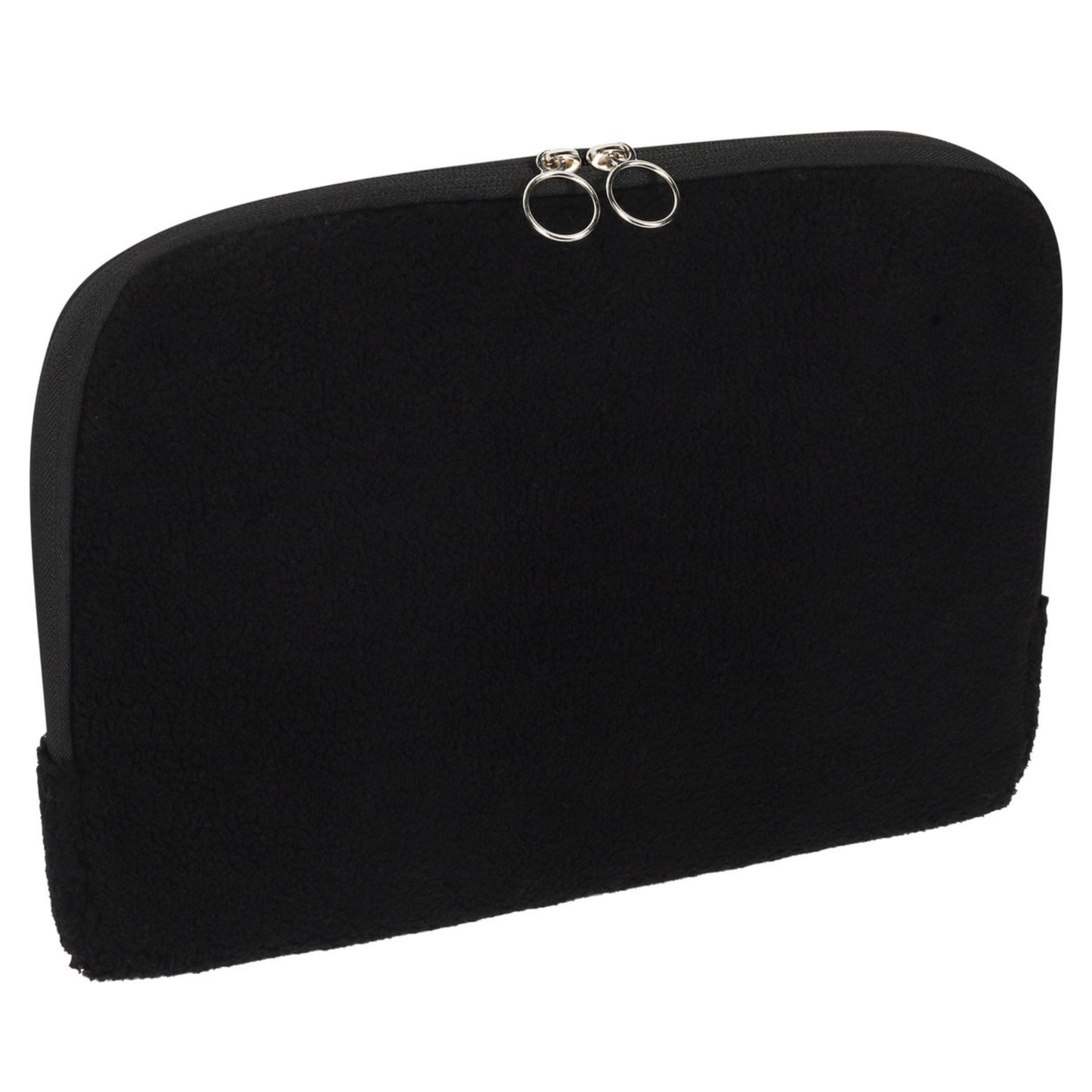 Laptophoes teddy - zwart