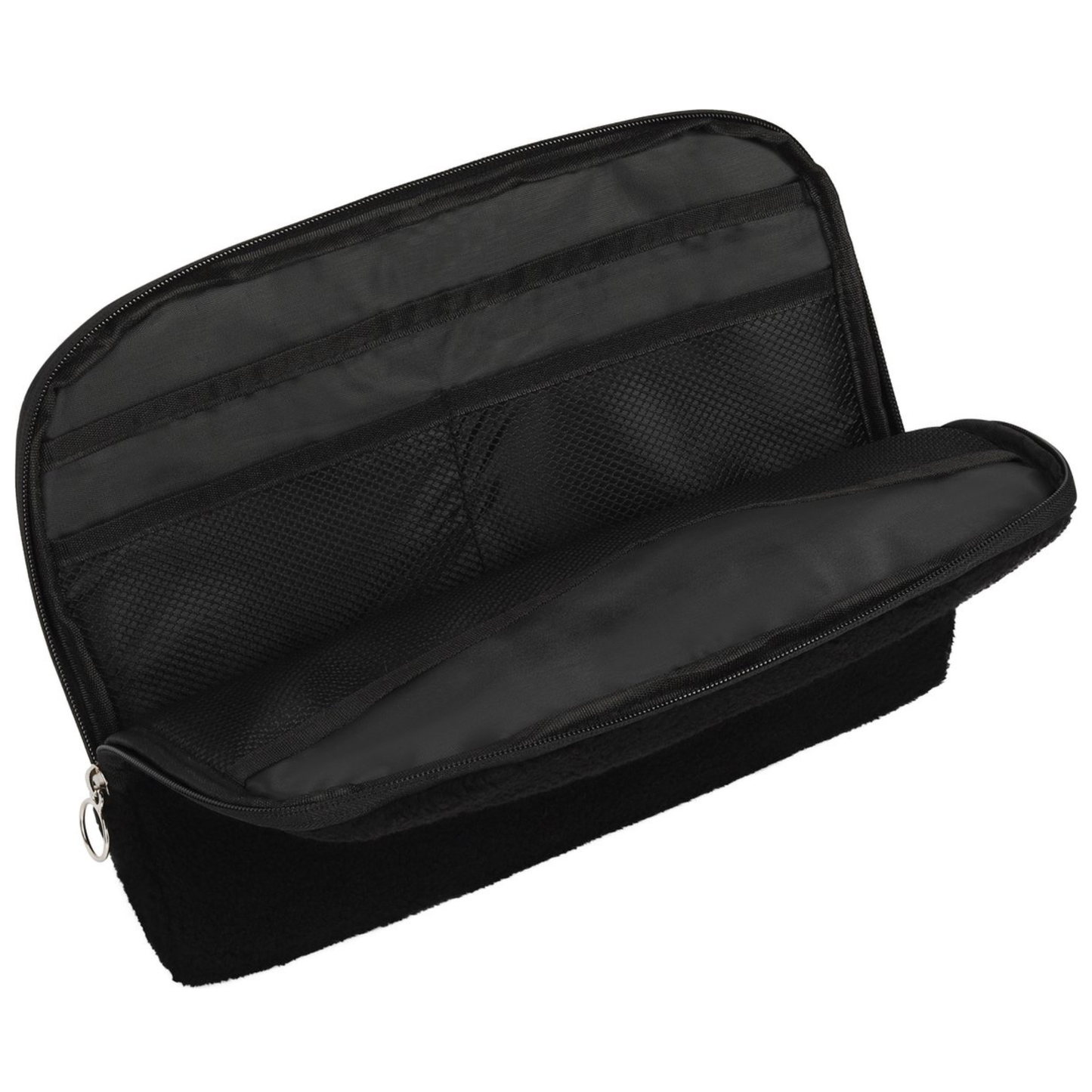 Laptophoes teddy - zwart