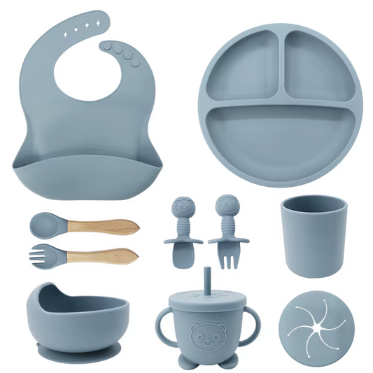 Serviesset 10-delig - blauw