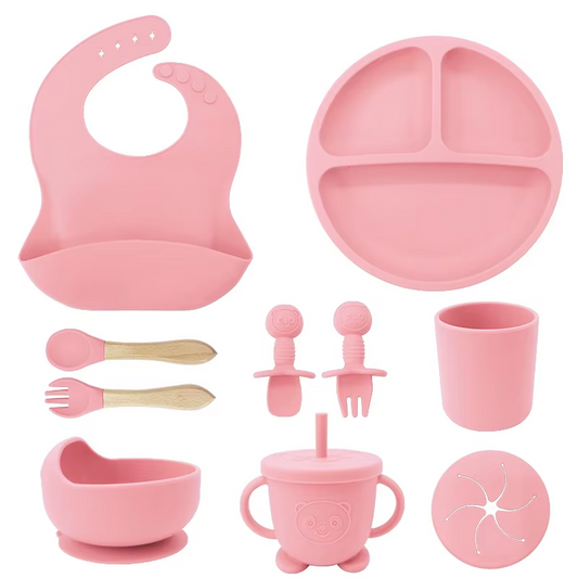 Serviesset 10-delig - roze