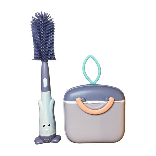 Babyvoeding bewaarbox met flessenborstel