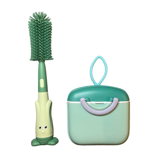 Babyvoeding bewaarbox met flessenborstel