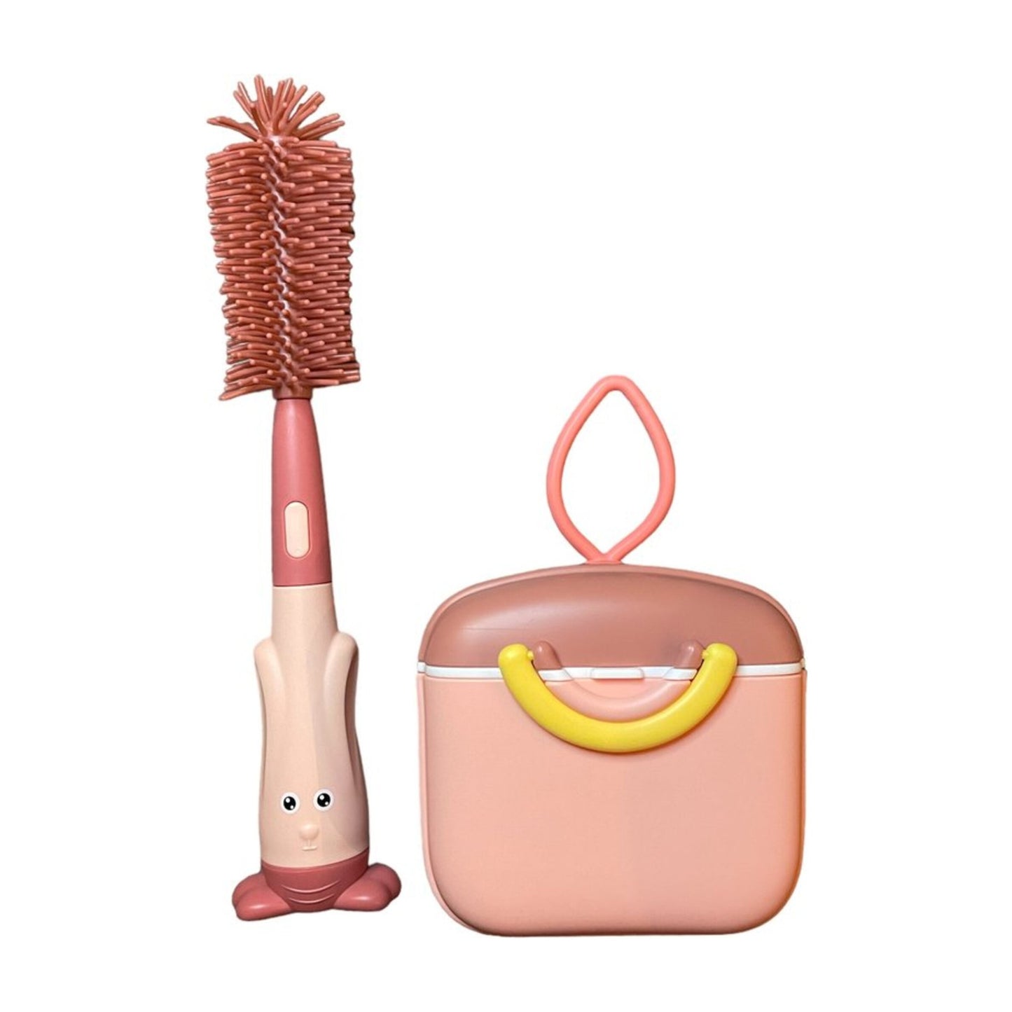 Babyvoeding bewaarbox met flessenborstel